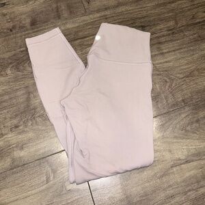 lululemon align taupe double lined size 6, 25" inseam